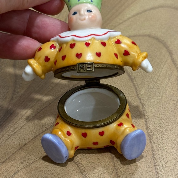 RARE ENESCO   1999  MOREHEAD INC CLOWN FIGURINE /Twinkle Box - Picture 2 of 9